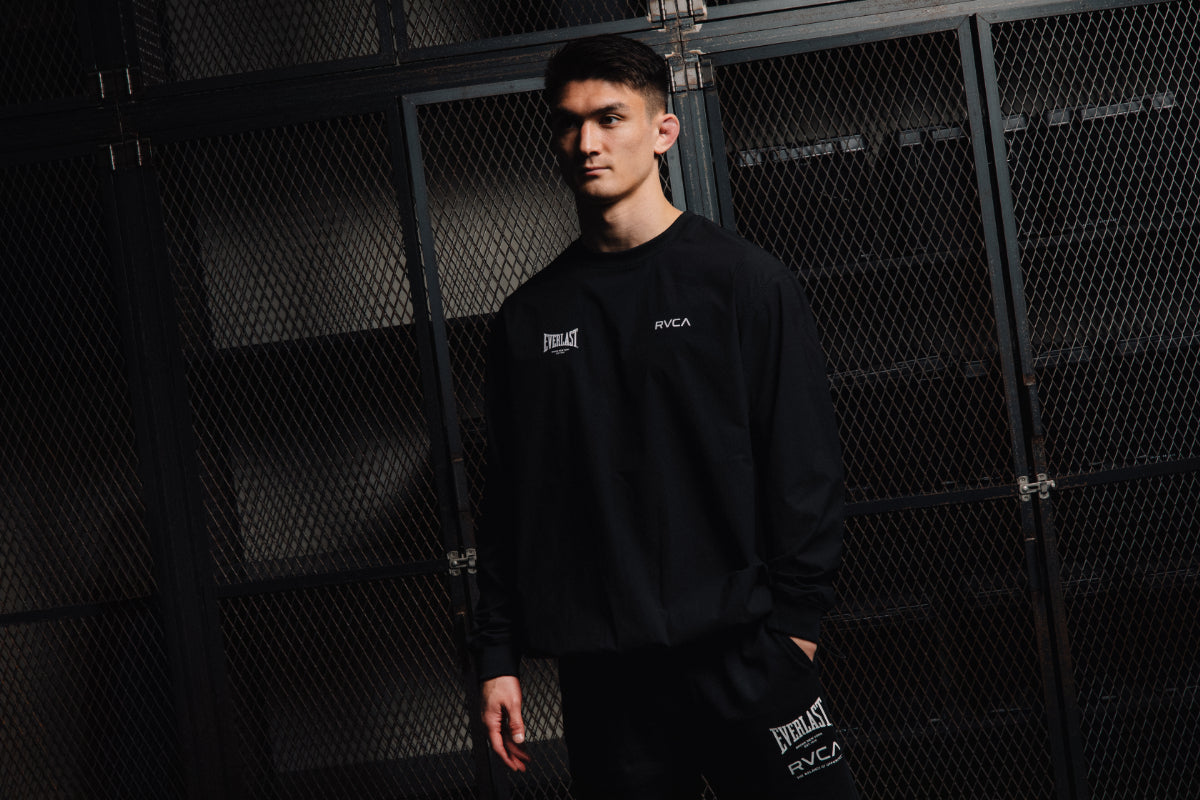 EVERLAST×RVCA CREW TEE