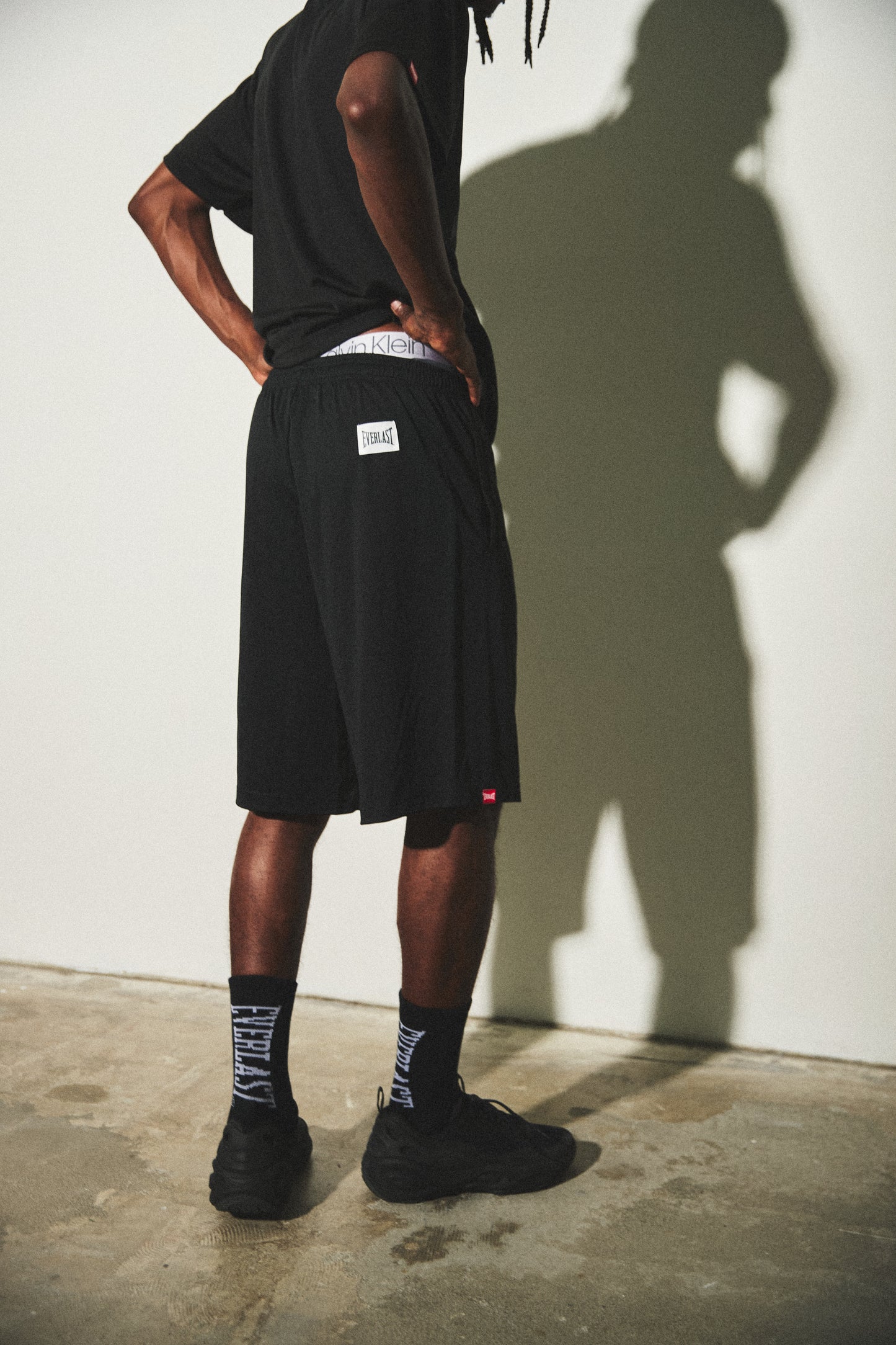 EVERLAST DRY shorts front logo