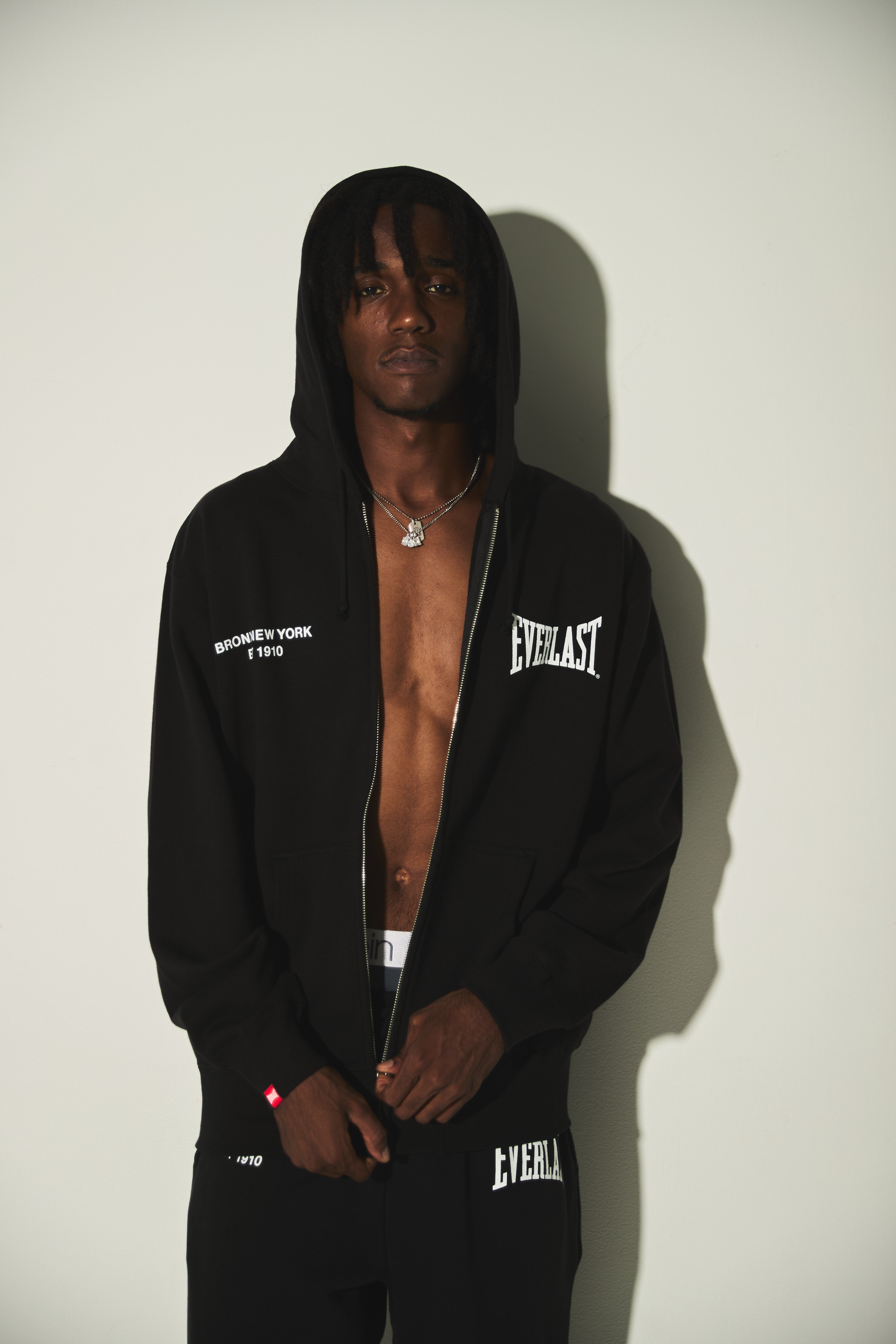 EVERLAST parallel LOGO ZIP HOODIE